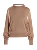 Cut Out Insert Top Sweater