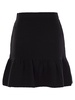 Elisabetta Franchi Bouclé Wool Miniskirt With Technical Sail Cloth Pockets