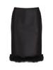 Sportmax Zip Detailed High Waist Skirt