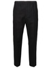 Mid-rise Tapered Cropped Trousers