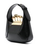 The Jewelled Hobo Mini Bag In Black And Gold