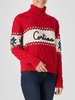 Woman Half-turtleneck Sweater With Cortina Lettering