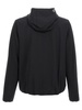 Padded Insert Hooded Cardigan Sweater, Cardigans Black