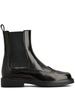 TOD'S Elegant Black Leather Chelsea Boots