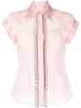 ZIMMERMANN Opulent Diamante Blouse for Women - Blush Pink