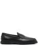 TOD'S Classic Black Leather Loafers