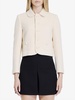 CELINE Luxurious Ivory Cashmere-Wool Blend Jacket