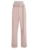 ALAIA Steel Cargo Trousers with Stretch Knit Waistband