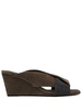 Brunello Cucinelli Wedge Suede Sandals