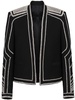 BALMAIN Crystal Embroidered Motor Jacket for Men - FW22 Collection