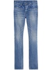 CELINE Low Rise Slim Fit Skinny Jeans in Blue for Men