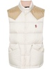 MONCLER MEN'S GREEN DOWN VEST FOR SS24