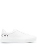 GIVENCHY Chalk White Low-Top Leather Sneakers for Women