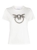 Rhinestone Logo T-shirt - Bianco / XS