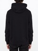 BURBERRY Men's Black Hooded Sweatshirt with Iconic Logo Print