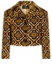 ETRO Elegant Velvet Cropped Jacket with Medallion Patterns for Women - FW23