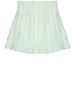 Boucle pleated miniskirt