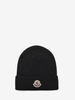 Wool beanie with logo