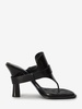 BURBERRY BAY SANDALS - Black for Women