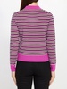 Striped polo sweater