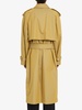 Gabardine long trench coat