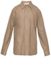 LOEWE Beige Lambskin Puzzle Shirt for Men - SS23 Collection