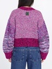 LOEWE Pink Wool Sweater with Balloon Sleeves for Women