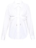 Ruched white shirt