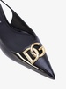 70mm logo-embossed slingback pumps