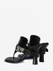 BURBERRY BAY SANDALS - Black for Women