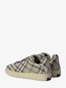 BURBERRY Check Pattern Sneakers with Oversized Laces