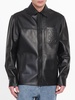 Leather overshirt