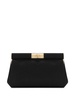 black Marlene small satin clutch bag