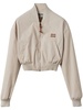 Panama cropped bomber jacket