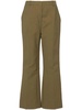 cropped flared trousers