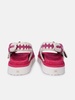 FUCHSIA SUEDE SANDALS