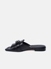 Jimmy Choo Black Leather Slippers