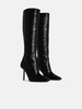 BLACK PATENT LEATHER BOOTS