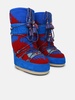 ALANUI X MOON BOOT ICON KNIT IN BLUE AND RED WOOL