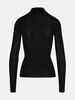 'FLAVIA' BLACK VIRGIN WOOL SWEATER