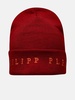 WOOL BLEND RED BEANIE