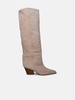 Paris Texas Beige Suede Blend Boots