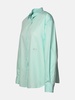 GREEN VISCOSE BLEND SHIRT