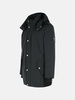 'GRANITE PEAK' BLACK POLYESTER PARKA