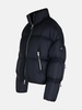 'AGATE' MATT BLACK NYLON DOWN JACKET