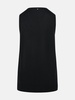 BLACK WOOL BLEND VEST