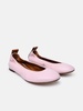 PINK LEATHER BALLET FLATS