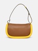 TWO-TONE LEATHER BAG