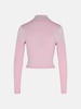 TURTLENECK SWEATER IN PINK VISCOSE BLEND