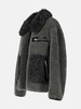 'JOANN' GREY FAUX FUR COAT